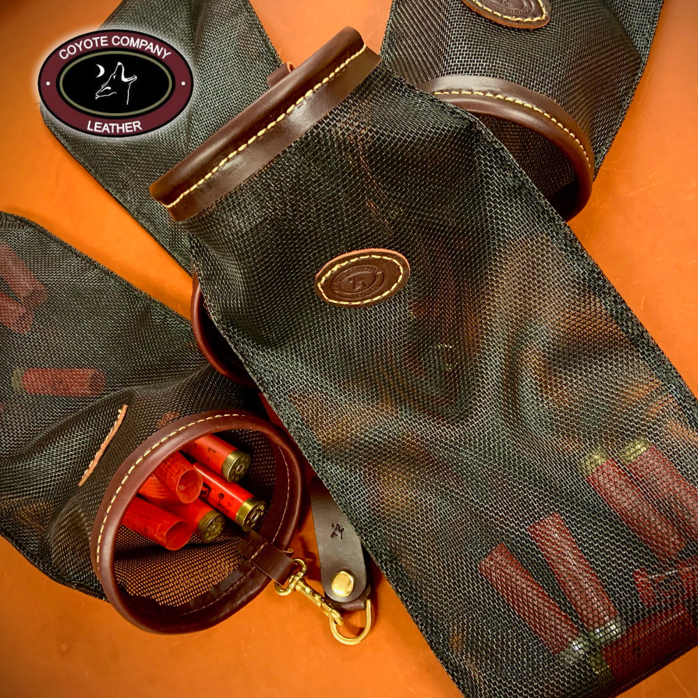 leather empty shell bag