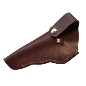 Back View of Leather Training Pistol Holster