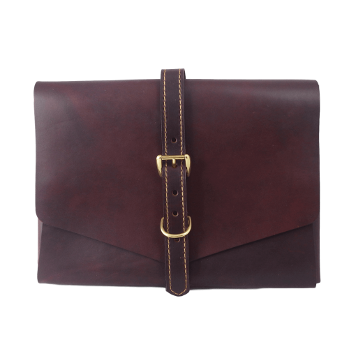 leather business portfolio - front view