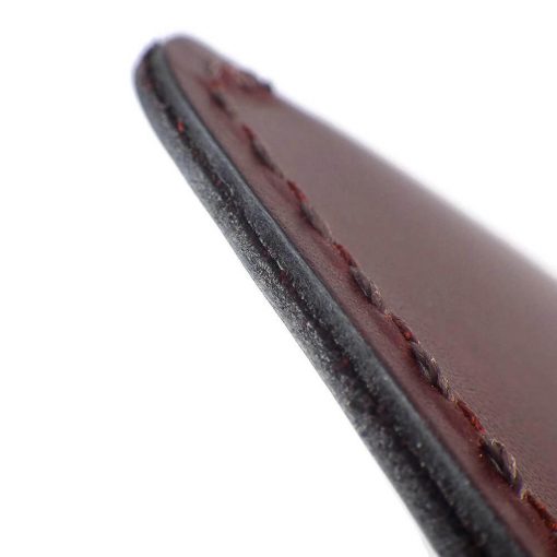 leather ipad case - burnished edges