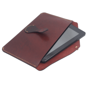 Leather Kindle Case / iPad Mini / Nook Envelope-Style Case - Open with Kindle